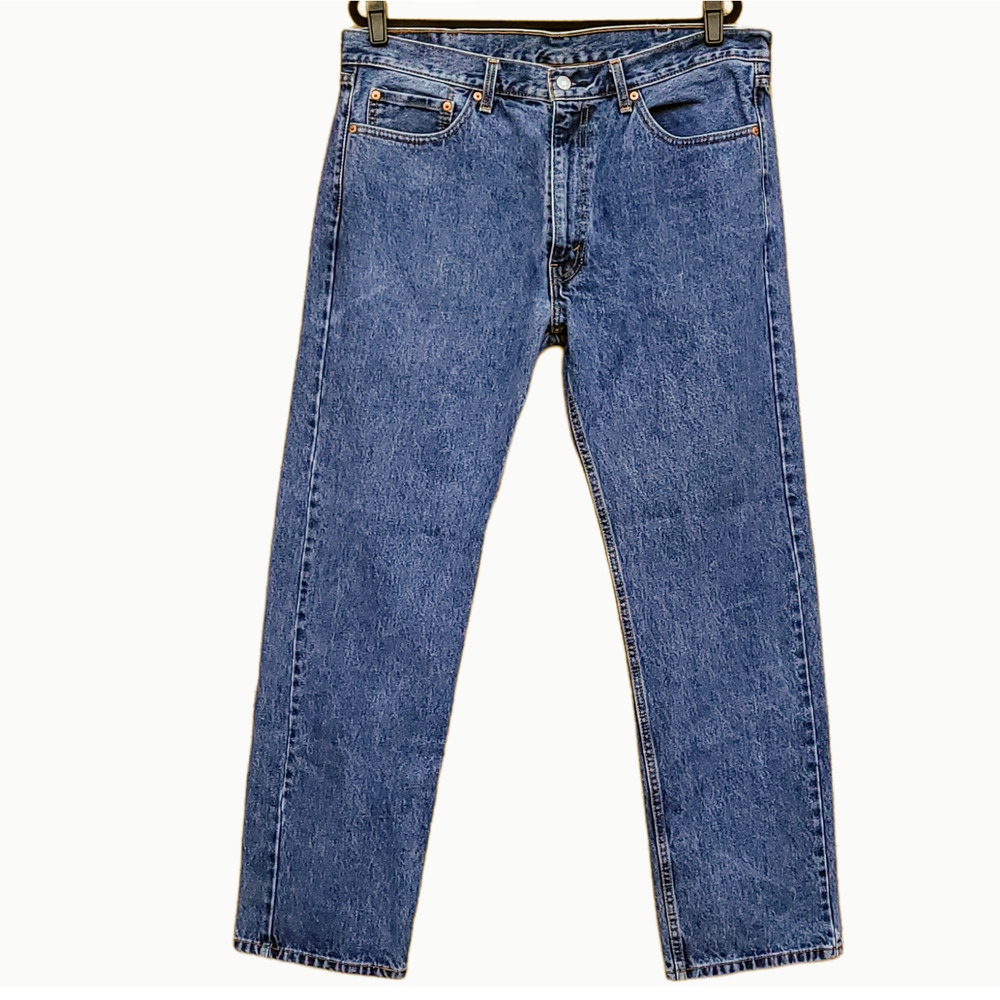 Levi's 505 Jeans 38x32 Straight Leg Regular Fit